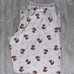 Hollister Wide Leg Pajama Pants Size M🐶